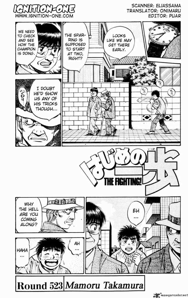 Hajime no Ippo: Fighting Spirit, Chapter 523 image 01
